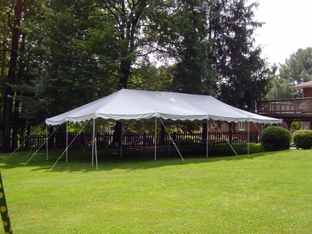 Tent, 20' X 40' White All Purpose Canopy