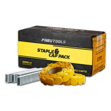 Staple, 7/16" x 7/8" StaplePac Pneutools Cap 2M