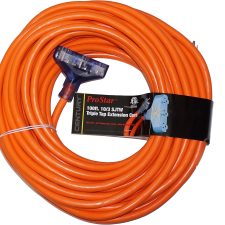 Cord, 10/3 100' Orange Triple Tap Extension